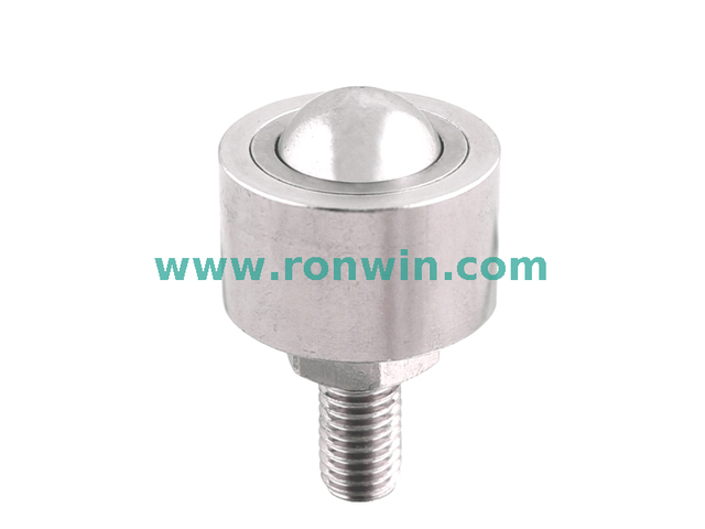 Bolt Thread Mount Stainless Steel Precision Mini Ball Transfer Unit
