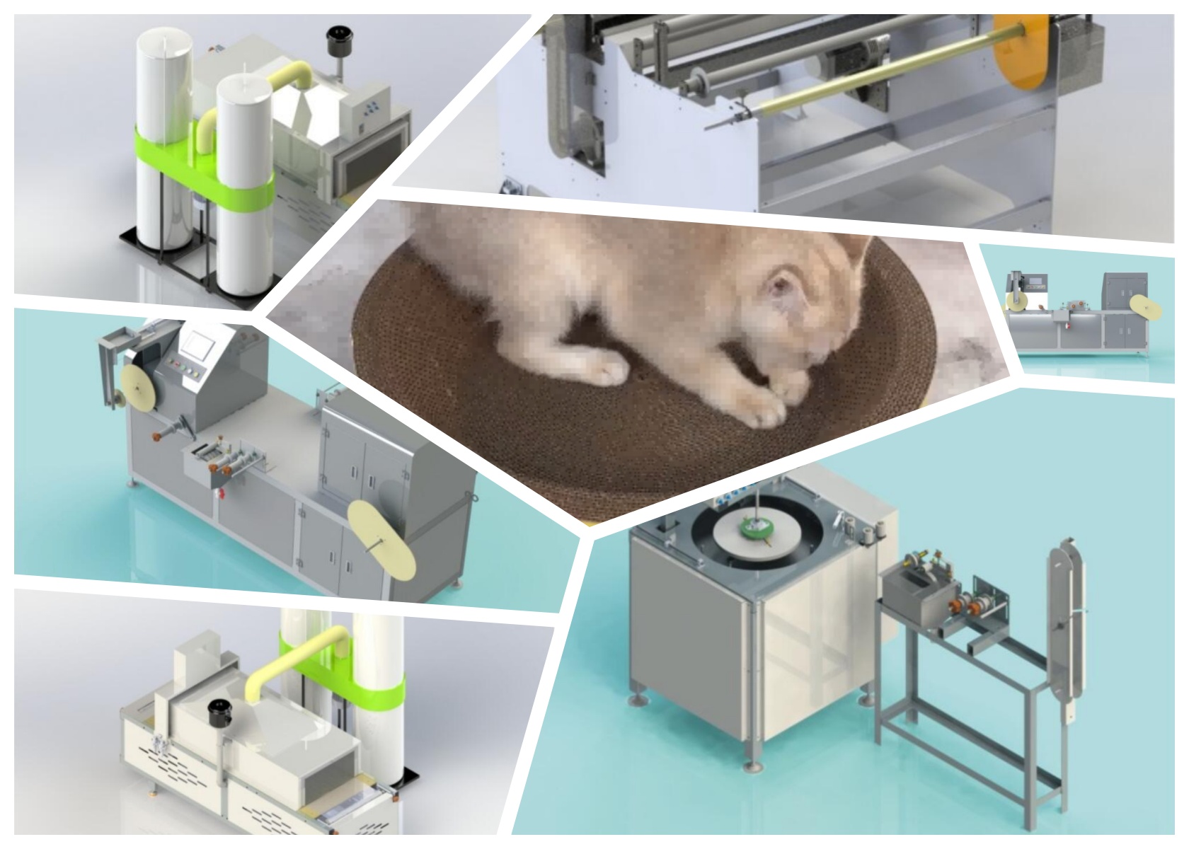 Innovative Conveyor Solutions for Cat Scratcher Production 