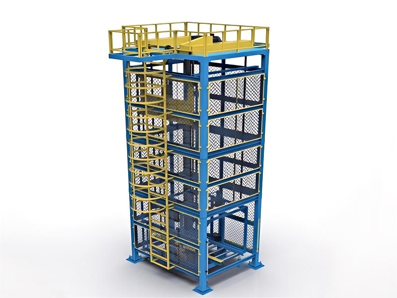 reciprocating vertical elecator