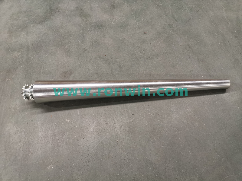 Heavy Load Steel Double-row Sprocket Tapered Conveyor Roller