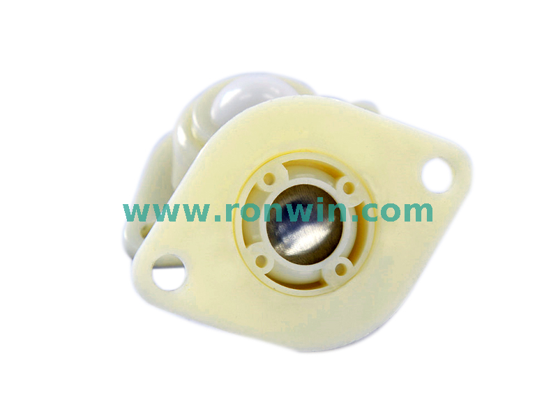 Plastic Waterproof Light Duty Base Flange Fixing Ball Transfer Unit