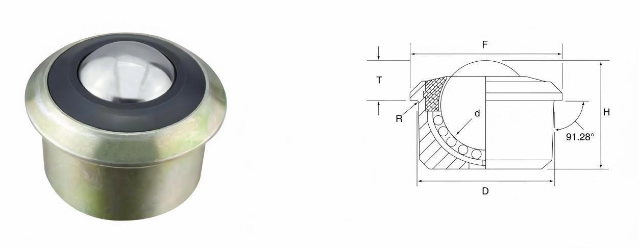 air cargo handling ball trnasfer unit