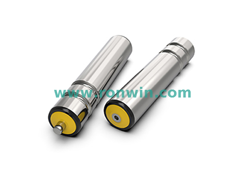 Double Grooved Round Belt Driven Steel Conveyor Roller