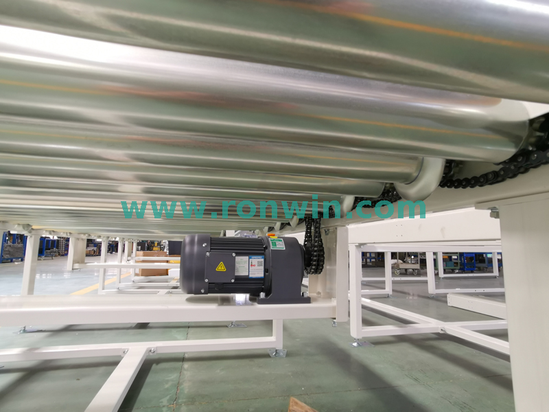 Heavy Load Double Sprocket Chain Driven Pallet Roller Conveyor