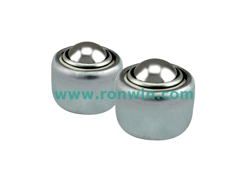 Plain Drop-in Fitting Flangeless Ball Transfer Unit Internal Spring