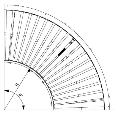 Double Sprocket Driven Curved Roller Conveyor