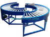 Single Sprocket Curved Driven Roller Conveyor Line