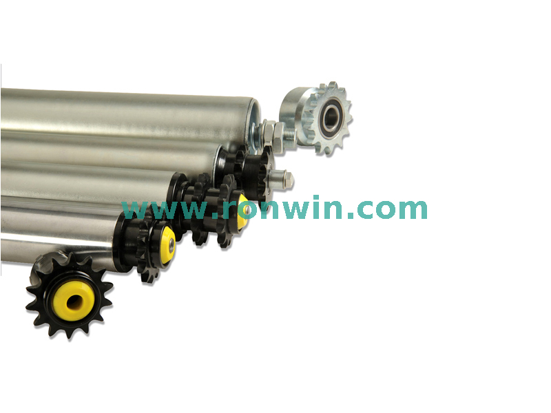 Double-row Steel Sprocket Adjustable Accumulation Conveyor Roller