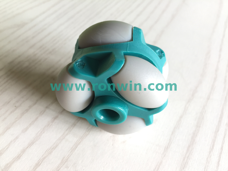 Dual Layer Plastic Skate Wheels for Goods Transfer Conveyor