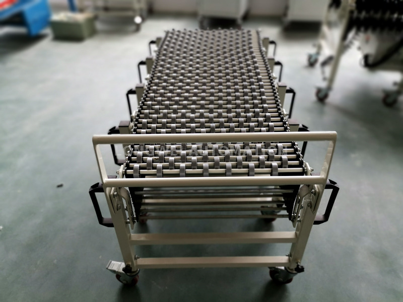 Gravity Flexible Expandable Plastic Skate Wheel Conveyor