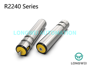 Double Grooved Round Belt Driven Steel Conveyor Roller