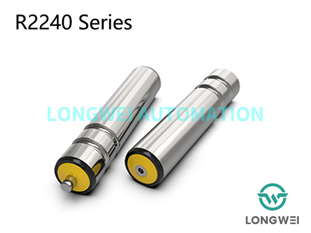 Double Grooved Round Belt Driven Steel Conveyor Roller