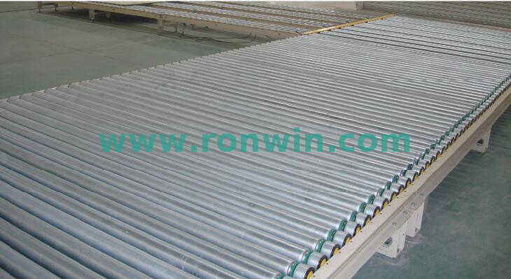 Single Grooved Round Belt Driven Roller Conveyor Line