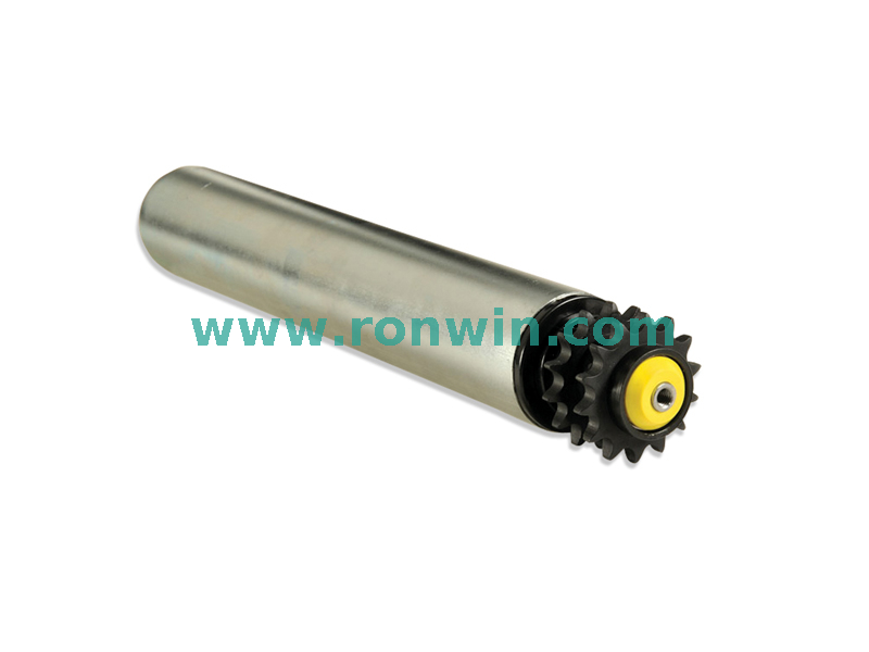 Medium Duty Single-row Polymer Sprocket Zinc-plated Steel Conveyor Roller