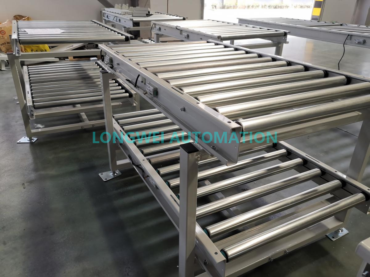 High Speed Poly-vee Pulley Belt Driven Roller Conveyor