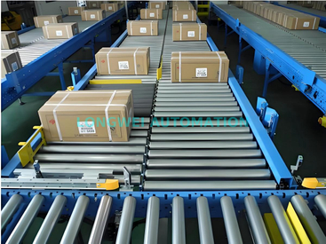 Double Sprocket Accumulating Chain Driven Roller Conveyor Line