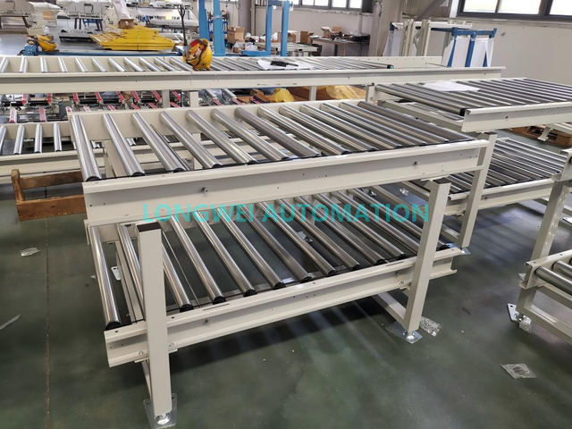High Speed Poly-vee Pulley Belt Driven Roller Conveyor