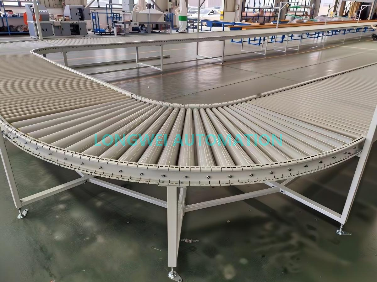 Gravity Curved Roller Conveyor for Conveyor System