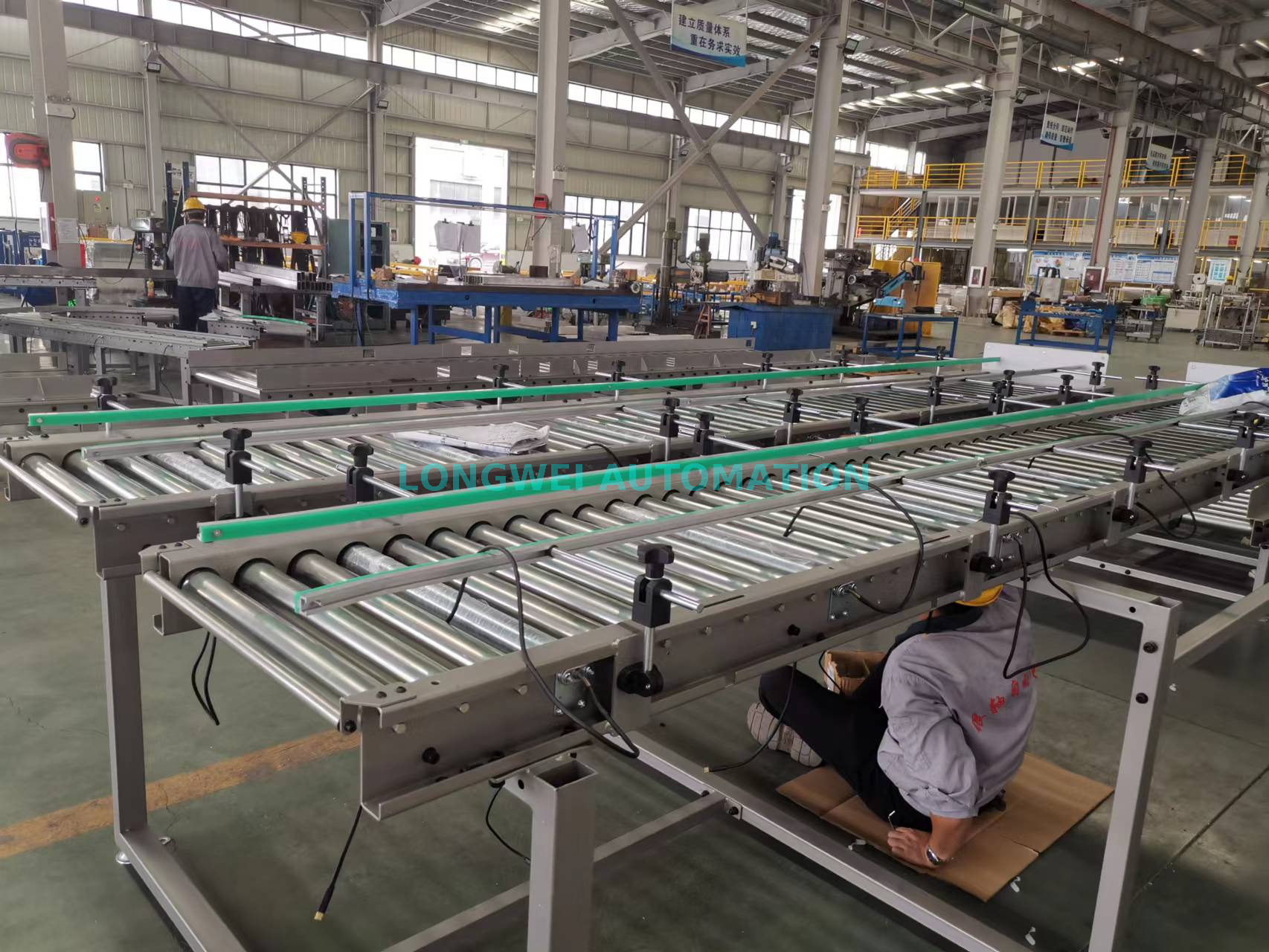 Zero Pressure Accumulation (ZPA) Roller Conveyor